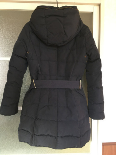 ZARA BASIC ダウンコート ネイビー S