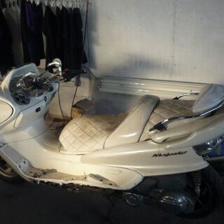 ヤマハ　マジェスティ250C　SG03J　人気の白　鍵書類付き　...