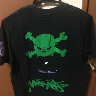 古着　multiple maniax × stussy コラボTシャツ