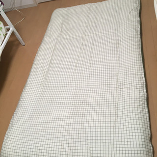 ニトリ　セミダブル敷布団&枕(カバー付)