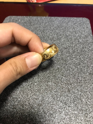 18k ハワイアンジュエリー　指輪