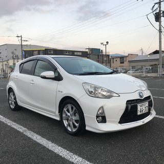 ⭐️最終値下げ⭐️トヨタ アクア G モデリスタエアロ 8インチナビ ETC 美車 の画像