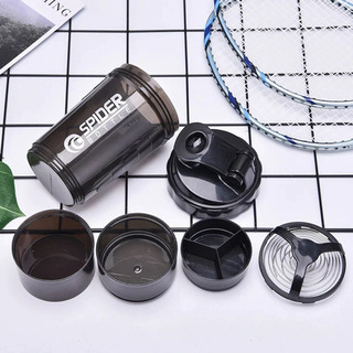 ❣️プロテインシェーカー｜600ml 黒　❣️JUN‘Sの画像