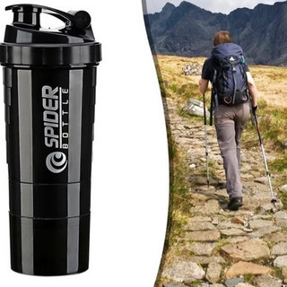❣️プロテインシェーカー｜600ml 黒　❣️JUN‘Sの画像