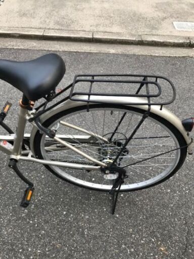 27インチ アルミボディ 自転車 6段階変速 元値30,000円