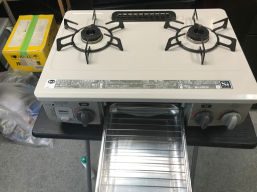 【取引中】Rinnai 2018年製　ガスコンロ　左強火　都市ガス　リンナイ