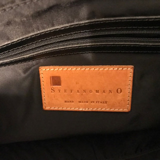 【期間限定:3月中旬まで】 ①ステファノマーノ STEFANOMANO レザー ビジネスバッグ 紳士鞄　イタリア　ブランド　の画像