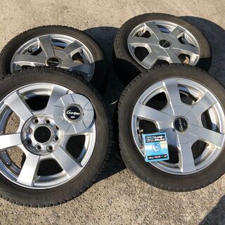 スタッドレス14インチアルミPCD100/114.3  ブリジストンBLIZAKの画像