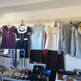 レディースロングスカート秋冬　61cm　※12/11まで展示の画像