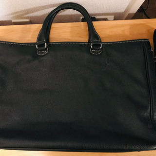 【期間限定:3月中旬まで】 ②ステファノマーノ STEFANOMANO シボ革　レザーバッグ　ビジネスバッグ　イタリア　ブランド　紳士鞄の画像