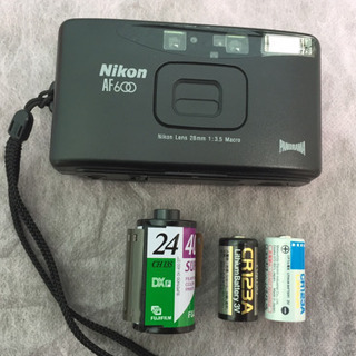 Nikon AF600フィルムカメラ(付電池2本)の画像