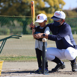 川越リトルリーグ　野球体験会　2021年1月10日の画像