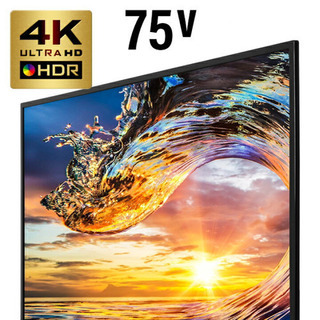 4K 75型　2019年製　LEDテレビ　超美品　3ヶ月使用　サ...