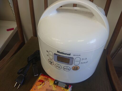 ナショナル 状態良好 炊飯器 3合炊き 配達無料サービス