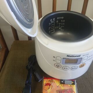ナショナル 状態良好 炊飯器 3合炊き 配達無料サービス の画像