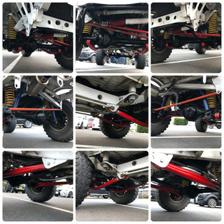 ジムニー XC 4wd 3ナンバー公認済み リフトアップ ボディアップ バンパーガード  リアヒッチメンバー  オーバーフェンダー の画像