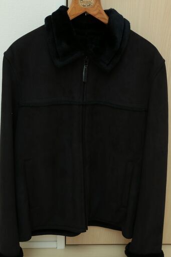 美品 コムサイムズ COMME CA ISM フェイク革 ブルゾン  Lサイズ