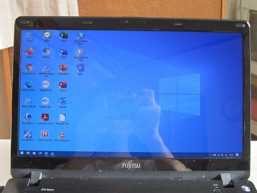 【SSD240GB】富士通 FM-V　SH54/G  Core i3 2350M 第2世代 デュアルコアCPU、13.3型液晶、Windows10  64bit、SSD 240GB、メモリ6 GB、無線・有線LAN、HDMI、DVD・CD、MS Office365(ver2016)インストール済。