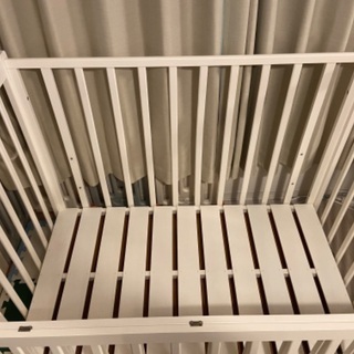 ベビーベッド　コンビミニの画像