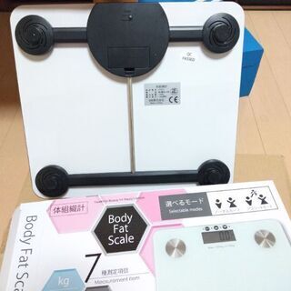 体重、身長測定、脂肪測定、血圧測定の画像