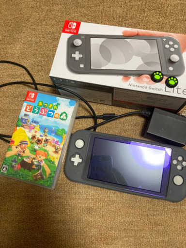 取引中　Switch Lite グレー　あつもりセット