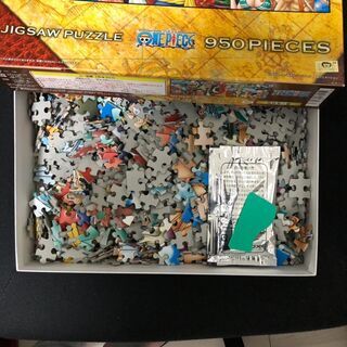 値下げ★ワンピース 再出発の刻　950ピース ジグソーパズル (34x102cm)の画像