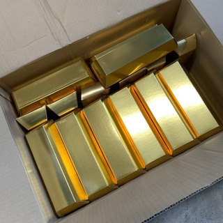 お譲り先決まりました！金の延べ棒風ティッシュ まとめてあげます。