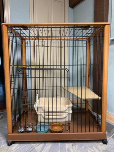 使用期間１週間　美品　キャットケージ　猫ケージ　ペットゲージ　ペットケージ