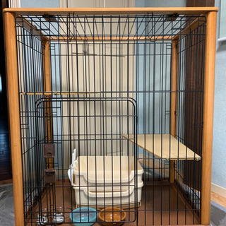 使用期間１週間　美品　キャットケージ　猫ケージ　ペットゲージ　ペ...