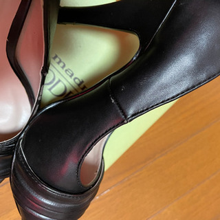 パンプス　ヒール　黒　エスペランサ　22センチの画像