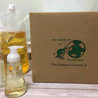 敏感お肌に♡「えがおの力」(旧 松の力)3L 植物由来のeco洗剤  