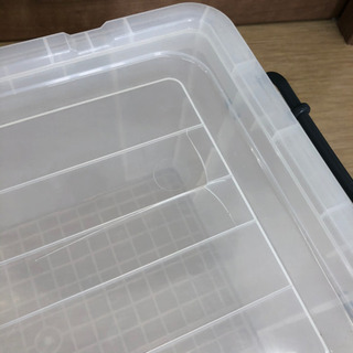 無料！プラケース☆TAGBOX☆シンワ☆蓋にワレ有☆容量29Lの画像