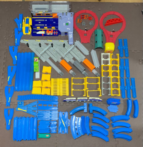 ★お得！プラレール　大量レール、駅、情景