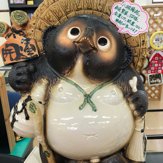 信楽焼☆たぬき☆商売繁盛☆招福☆置物☆キュートなお顔のタヌキさんです♪の画像