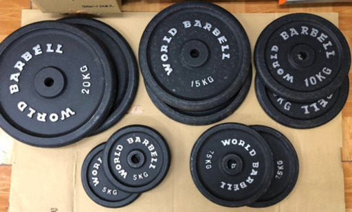 WORLD BARBELL   重り  まとめ売り