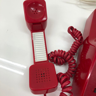 おもちゃみたいな見た目の電話機☆レトロ☆USベルシステム☆赤電話☆動作確認済みの画像