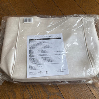 SHISEIDO・HAKUプレミアム・白トートバッグ :新品・ノベルティグッズの画像