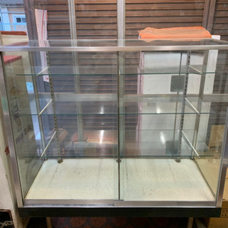 ガラスショーケース横型★取りに来られる方限定★ ガラス ショーケース
