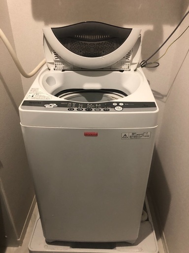 TOSHIBA 5kg 洗濯機　AW-50GKC(w)