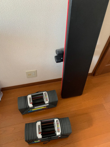 可変式ダンベル40kg×2個　フラットベンチ付き