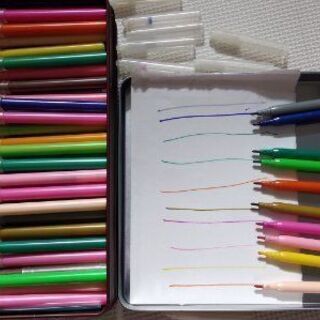 水性カラーペン90本の画像