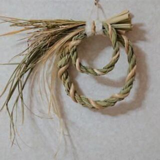 国産精麻や真菰でしめ飾り作りワークショップの画像