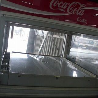 【店頭取引のみ】松下電器 コカ・コーラ 保冷温ショーケース 両面開き　〈市内のみ配達可〉の画像