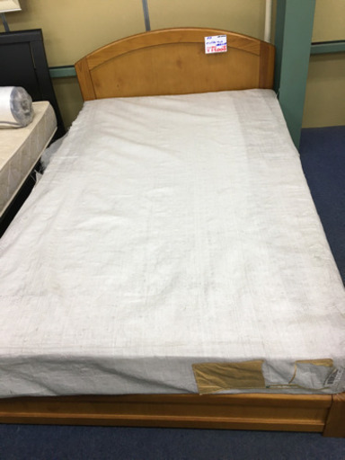 sg0493 宮付きスノコセミダブルベッド　(マットレス未使用品)