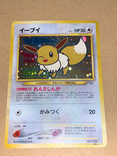 イーブイ　れんさしんか　ファンクラブ限定カード