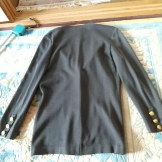 ウール100%    グレー アンサンブルの画像