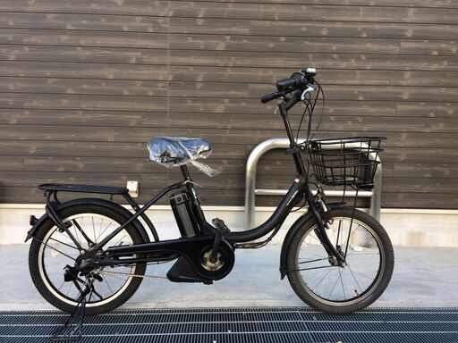 地域限定送料無料　ヤマハ　パス　バビー　新基準　8,9AH　子供乗せ　20インチ　黒　ビッケ　ギュットアニーズ　神戸市　電動自転車