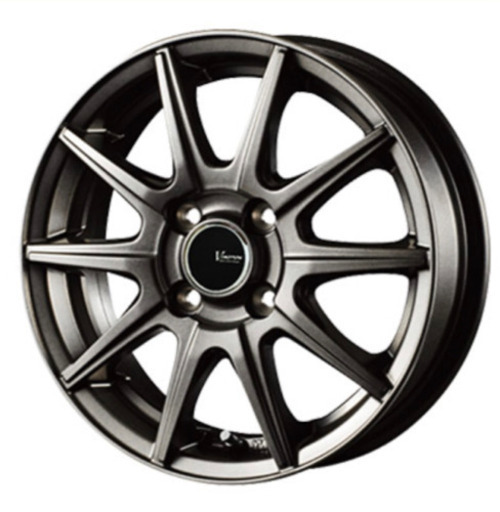 【スタッドレスタイヤホイール 4本セット】 ダンロップ ウィンターマックス 01 155/65R14 V-EMOTION GS10 14×4.5J メタリックダークグレー DUNLOP WINTER MAXX 01 WM01 2019年製