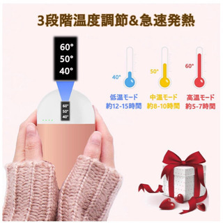 新品未使用　充電式カイロ 電気カイロ 10000mAh大容量　モバイルバッテリーとしてもの画像
