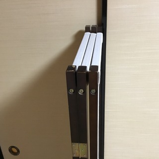 ★値下げしました★アンティーク　帆布式和モダン衝立の画像